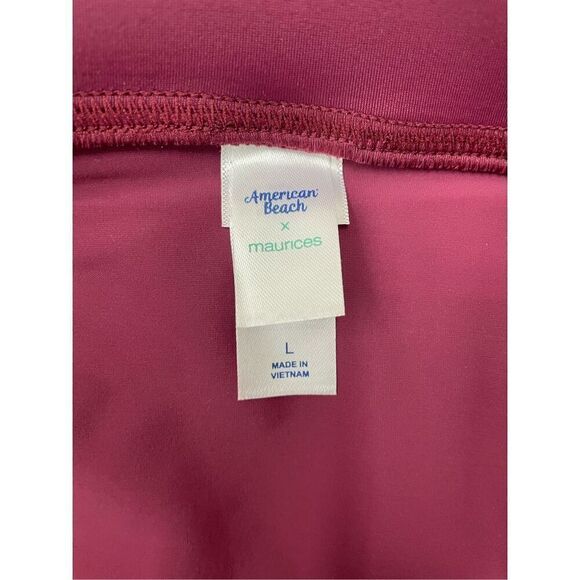 NWT American Beach X Maurices Plum Colored Swim Skirt Size Large - Picture 4 of 9